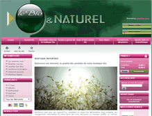 Tablet Screenshot of boutique-nature-bio.com